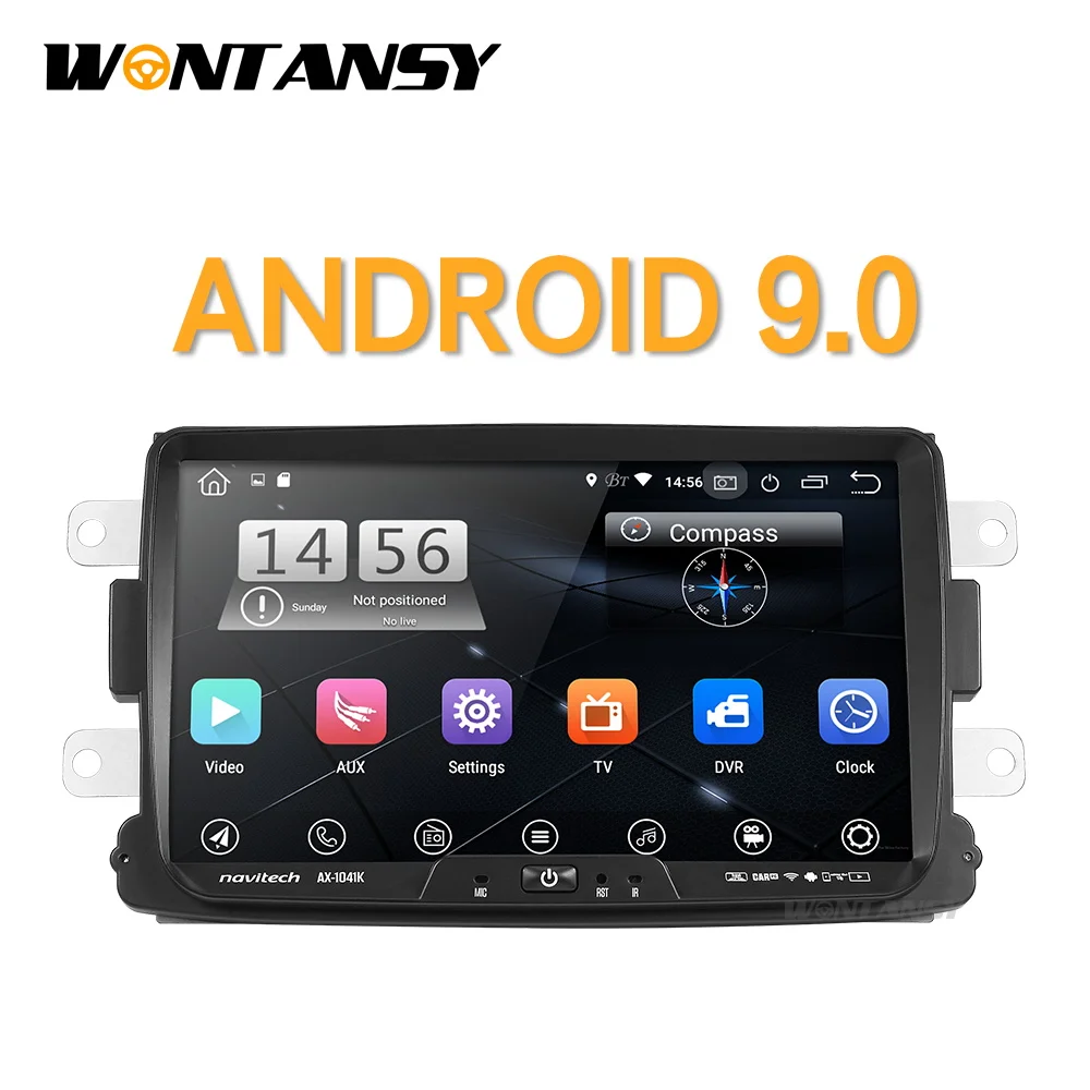 Автомобильный dvd плеер PX30 android 9 0 для Dacia Lodgy Logan Duster Sandero с 1 din радио gps видео Wi Fi