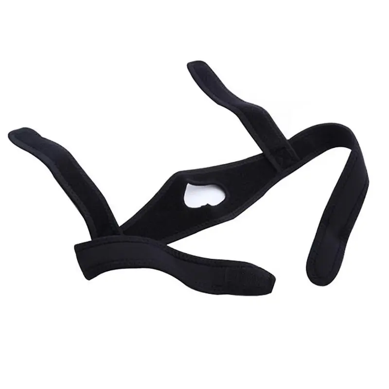 

Unisex Anti Snoring Chin Strap Hollow Out Ajustable Snore Stopper Bandage Belt