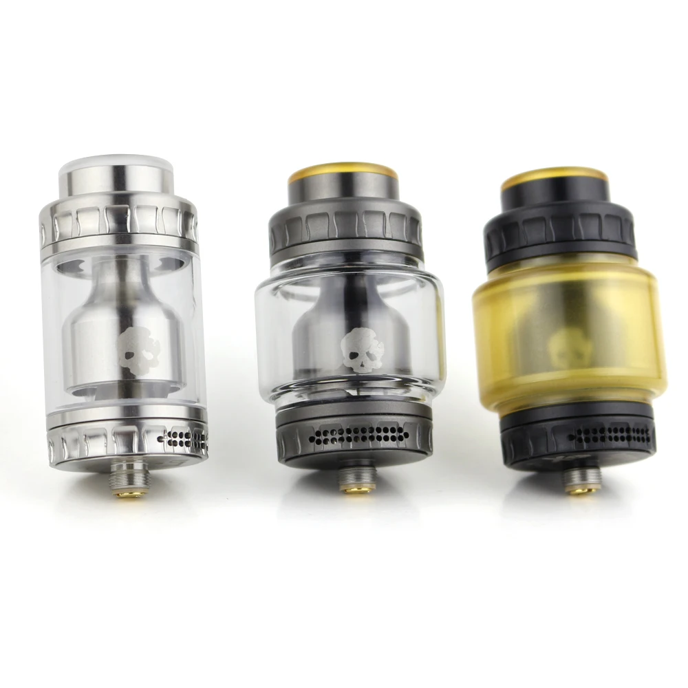Dovpo Blotto RTA распылитель с 2/6 мл стеклянный пузырьковый/ULTEM пузырьковый бак 510 резьба 26 мм Диаметр Vape Танк против Dead Rabbit RTA