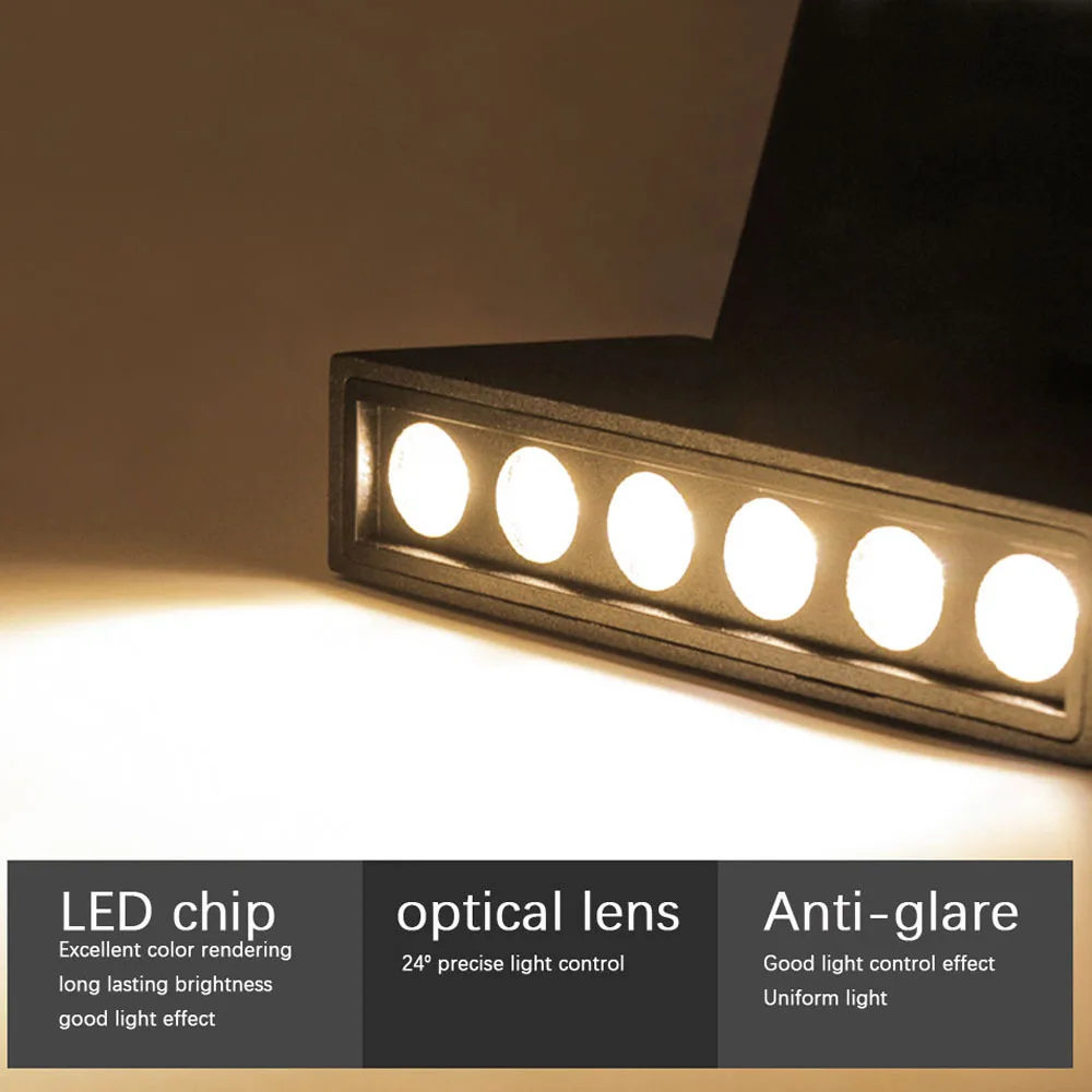 Светодиодный светильник 6 Вт 12 потолочный рельсовый Точечный светодиодный для