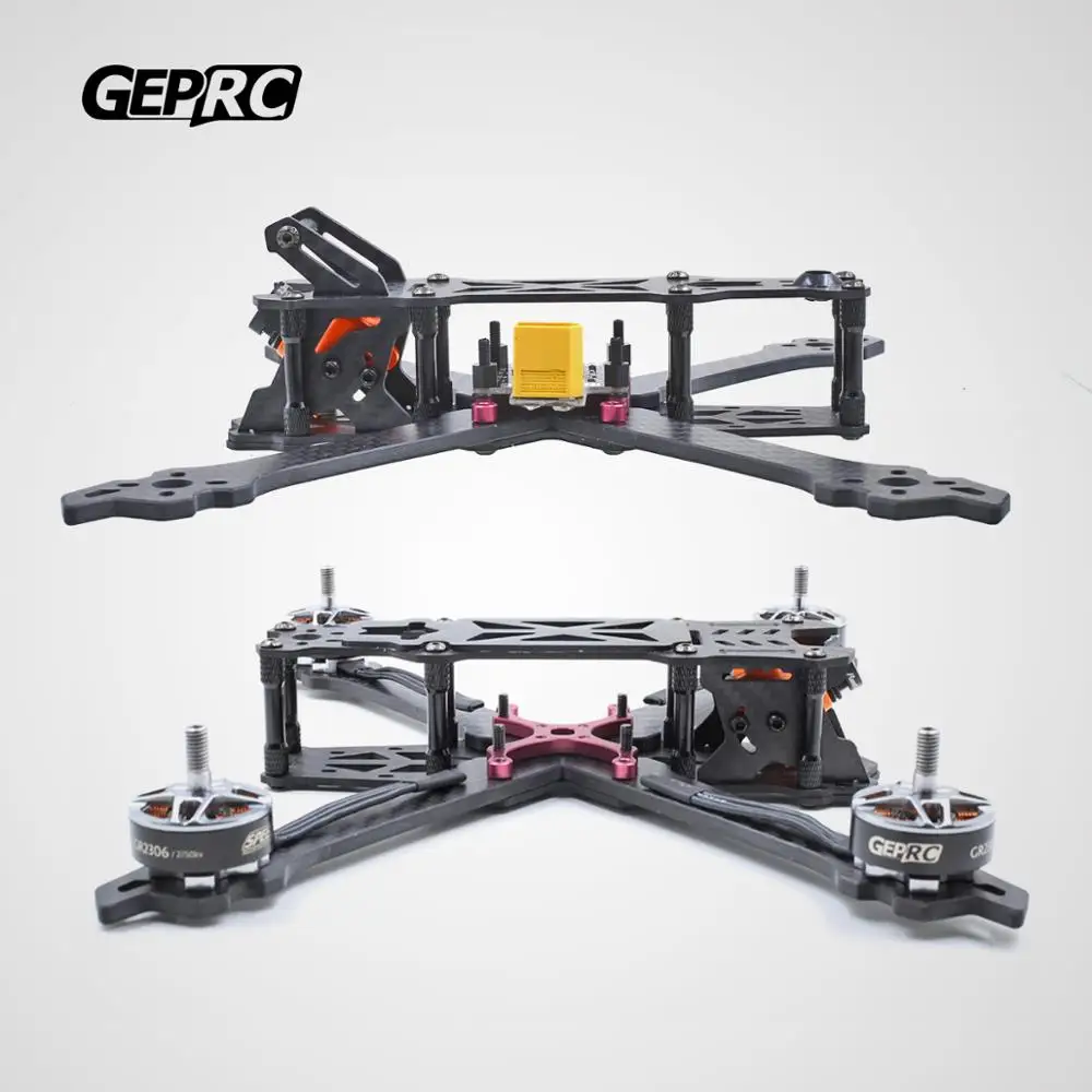 Gerpc Mark2 Mark 200 мм 230 260 300 FPV cadre de Drone course Freestyle X quadrirotor бюстгальтеры 4 GEP &quot5" 6 &quot7"