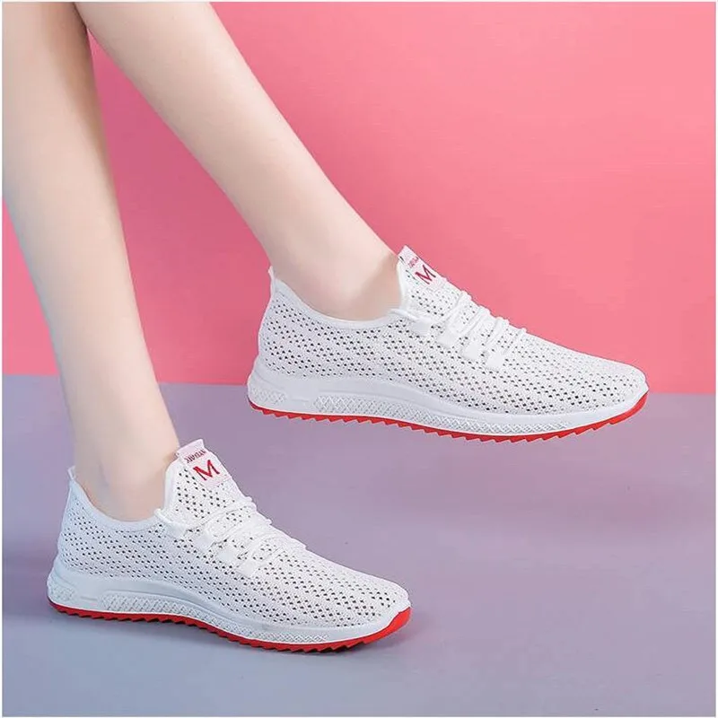 

Summer Running Shoes For Women Outdoor Sneakers Breathable Mesh Hollow Women Fitness Sports Shoes High Quality Athletic Footwear