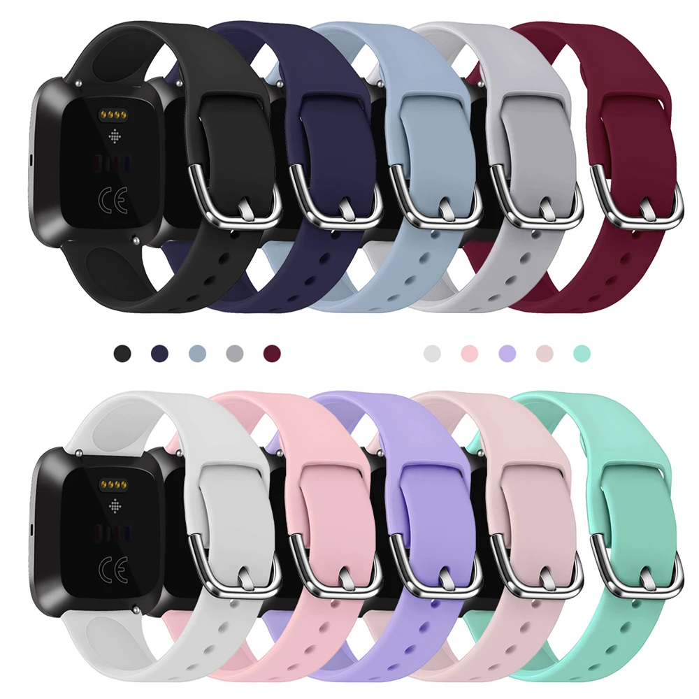 

Replacement Band For Fit bit Versa/Versa Lite Silicone Strap Waterproof Wrist Smart Watch Accessories For Fit bit Versa Bracelet