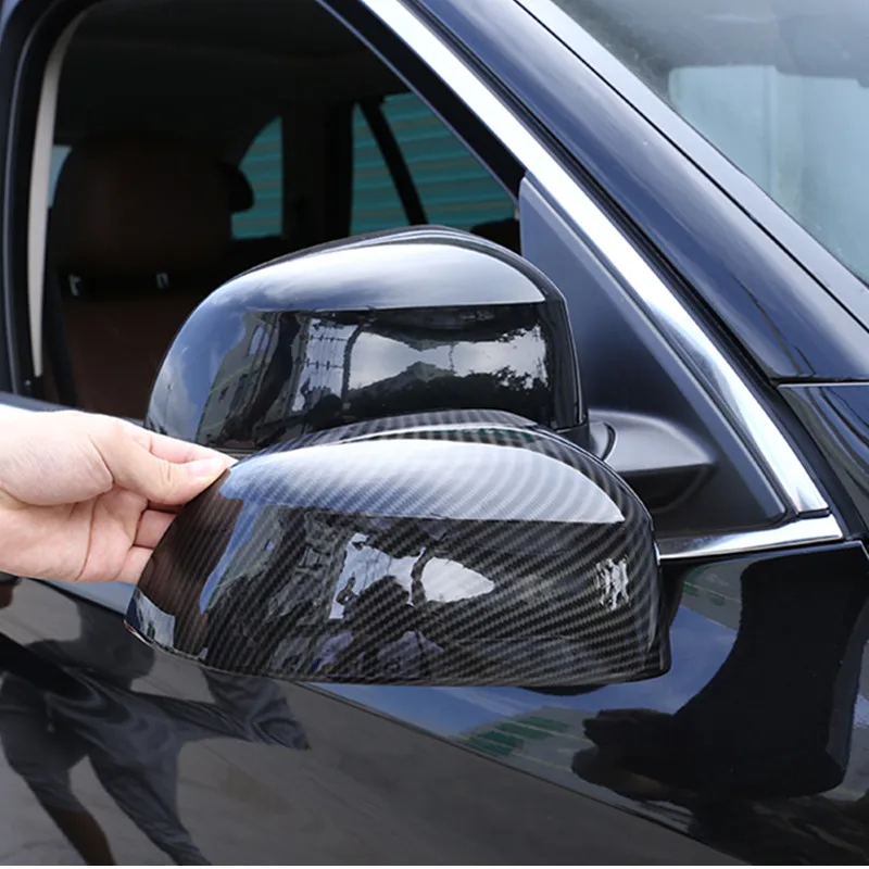 Стильная обложка для зеркала заднего вида из углеродного волокна отделка 2 шт. BMW