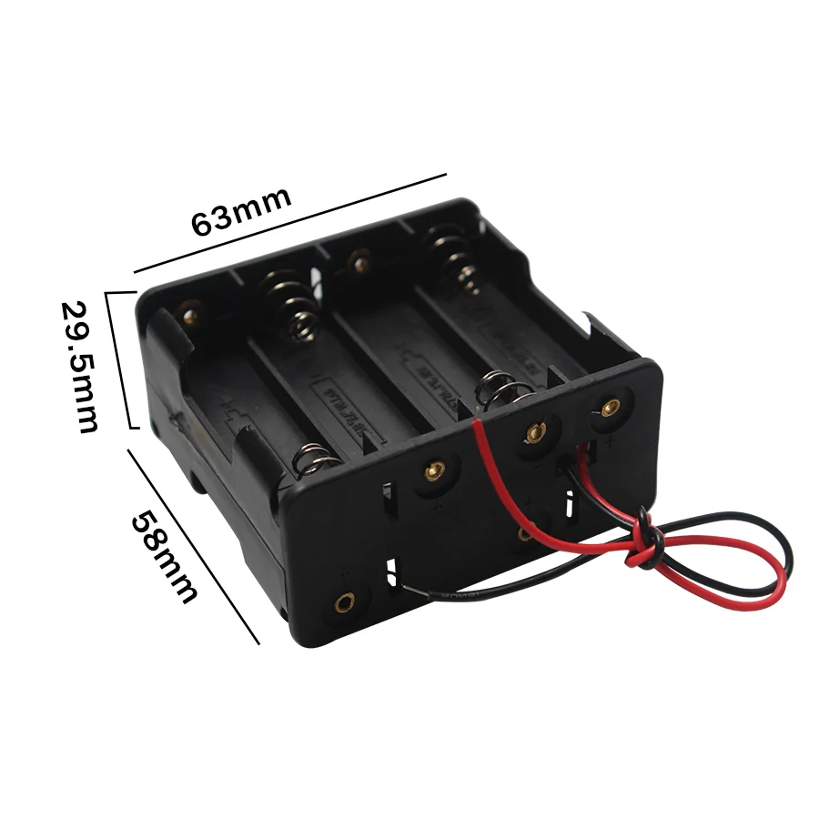 Задняя крышка-держатель для батареек аа 1 шт. футляр с проводными выводами 2 4 6 8 10