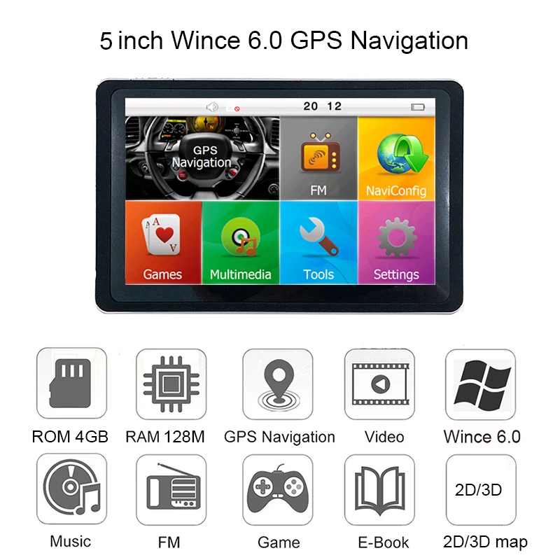 Gps навигация MTK FM DDR128M 4 Гб русский чешский болгарский польский Navitel(RU + UKR BLR KAZ