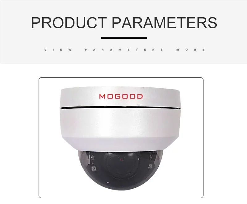 MoGood Заморская версия 5MP 2,8 мм-12 мм объектив ip-камера 100 ° угол обзора мини PTZ камера с ИК 30 м Поддержка ONVIF Водонепроницаемый