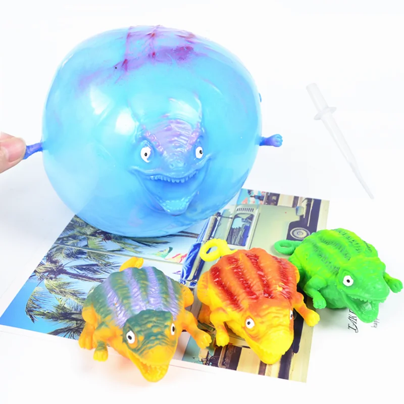 Надувной шар Динозавр для снятия стресса 3 шт.|Надувные игрушки| |
