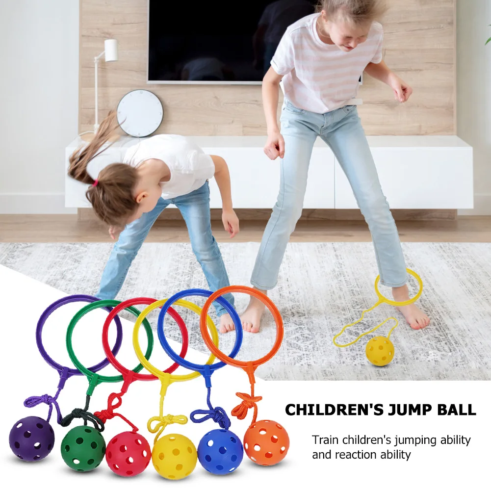 

Kids Bouncing Balls One Foot Flashing Jumping Rope Ball Ankle Skip Swing Ball Outdoor Ball Classical Skipping Toy