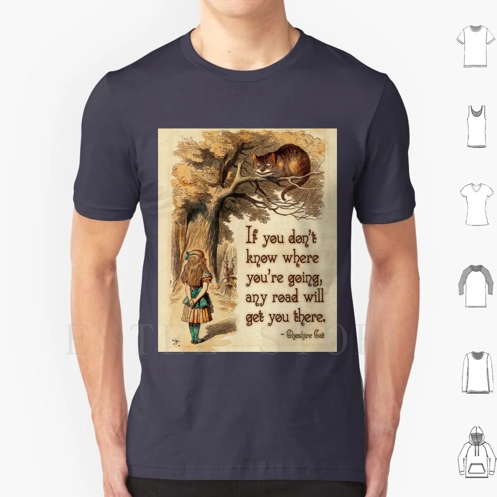 

Alice In Quote-We'Re All Mad Here-Quote-0237 T Shirt Cotton Men Diy Print Digital Book Book Quote Mothers Day Books Lewis