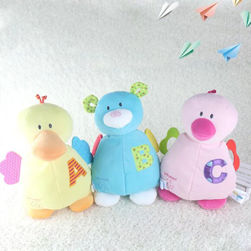 Детские милые погремушки игрушки Мультяшные животные колокольчики игрушка