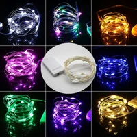 led string lights led fairy lights button battery operated garland light for xmas wedding party decoration christmas string