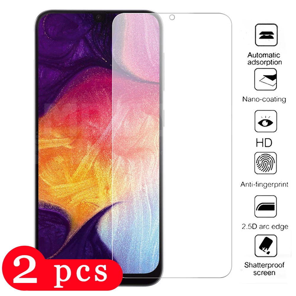 Закаленное стекло 9H для samsung galaxy A10 A10S A20 A20E A30 A40 A50 A60 A70 A80 A90 защитная пленка экрана