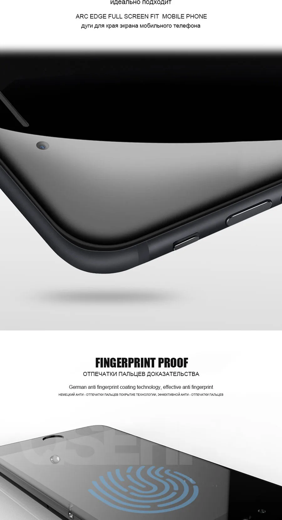 30D изогнутое полное покрытие из закаленного стекла для iPhone X XR XS Max Защита экрана для iPhone 8 7 6 6s Plus защитная пленка
