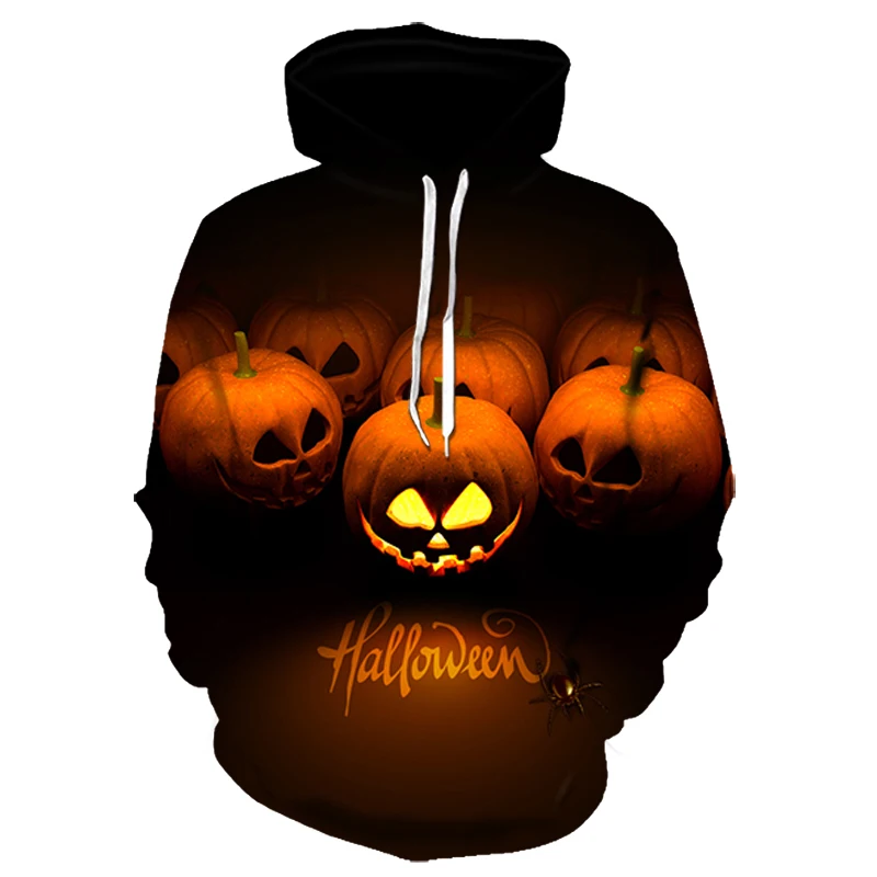 

2021 Fun 3D Printed Sweatshirt Men's and Women's Halloween Hoodie Cool Streetwear Casual Long Sleeve Pullover S-6XL