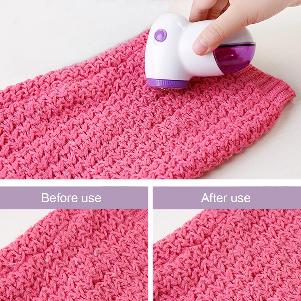 

Electric Lint Remover Fabric Shaver Hair Remover Portable Mini Battery Operated Sweater Pilling Trimmer for Clothes Furniture
