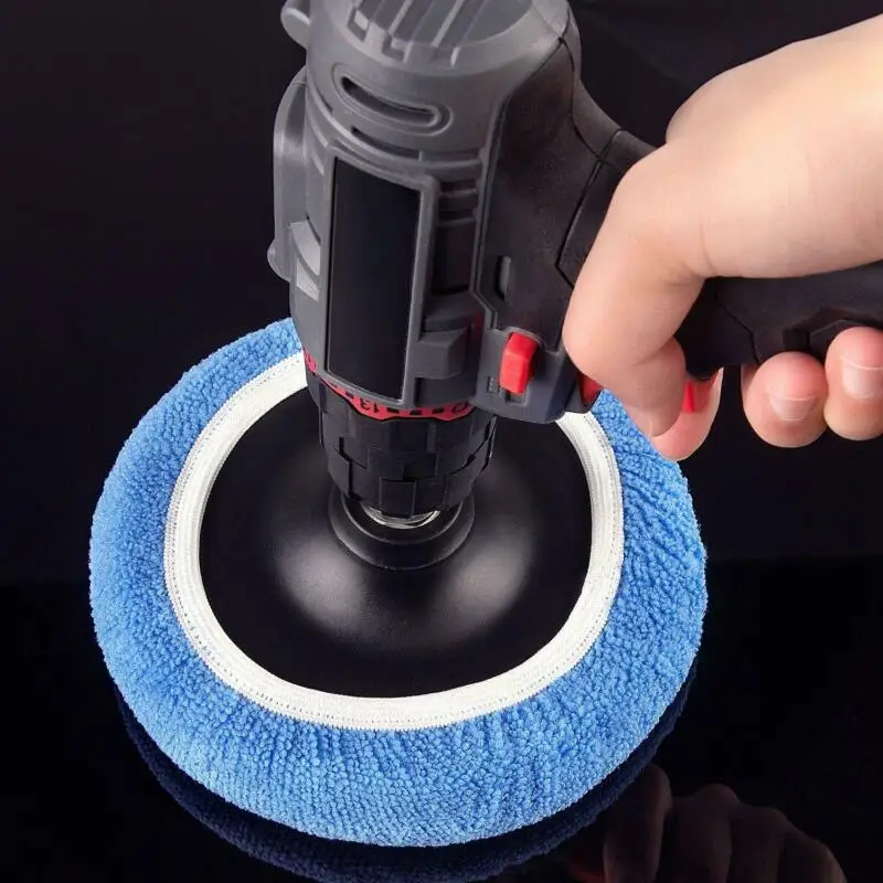 

Polishing Buffing Pads Waxing Polisher Bonnet Cover Protector Microfiber