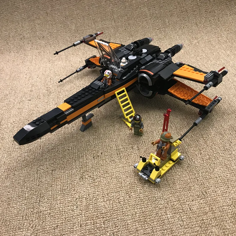 748 шт БЛОКИ Звездные Wars кирпичи игрушки Poe X wing Fighter собранные строительные блоки