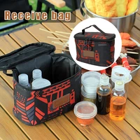 outdoor seasoning bottles set 9pcsset seasoning jar pouch condiments bottles organizer for camping barbecue picnic qw