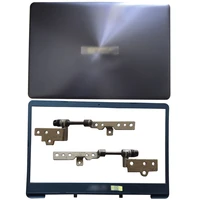 new laptop case non touch lcd back coverhinges for asus vivobook x411 x411u uf un ua gold grayblue notebook computer case