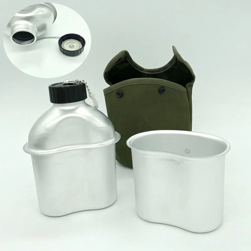 3 шт./компл. природа поход столовых воды серебряный бутылка для путешествий на