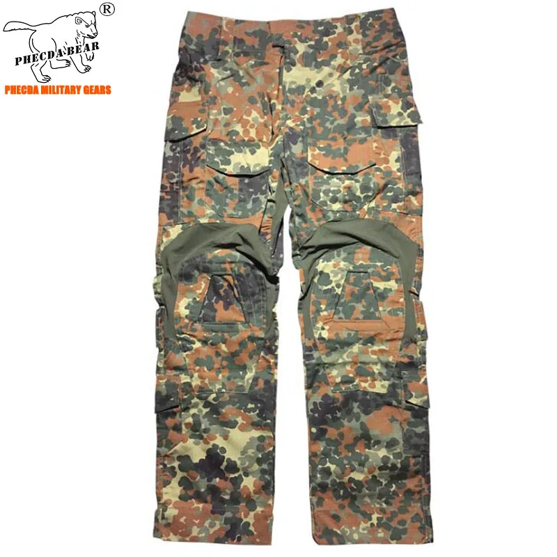 Германия flecktarn камуфляж Gen3 Тактический Униформа для страйкбола БДУ летние