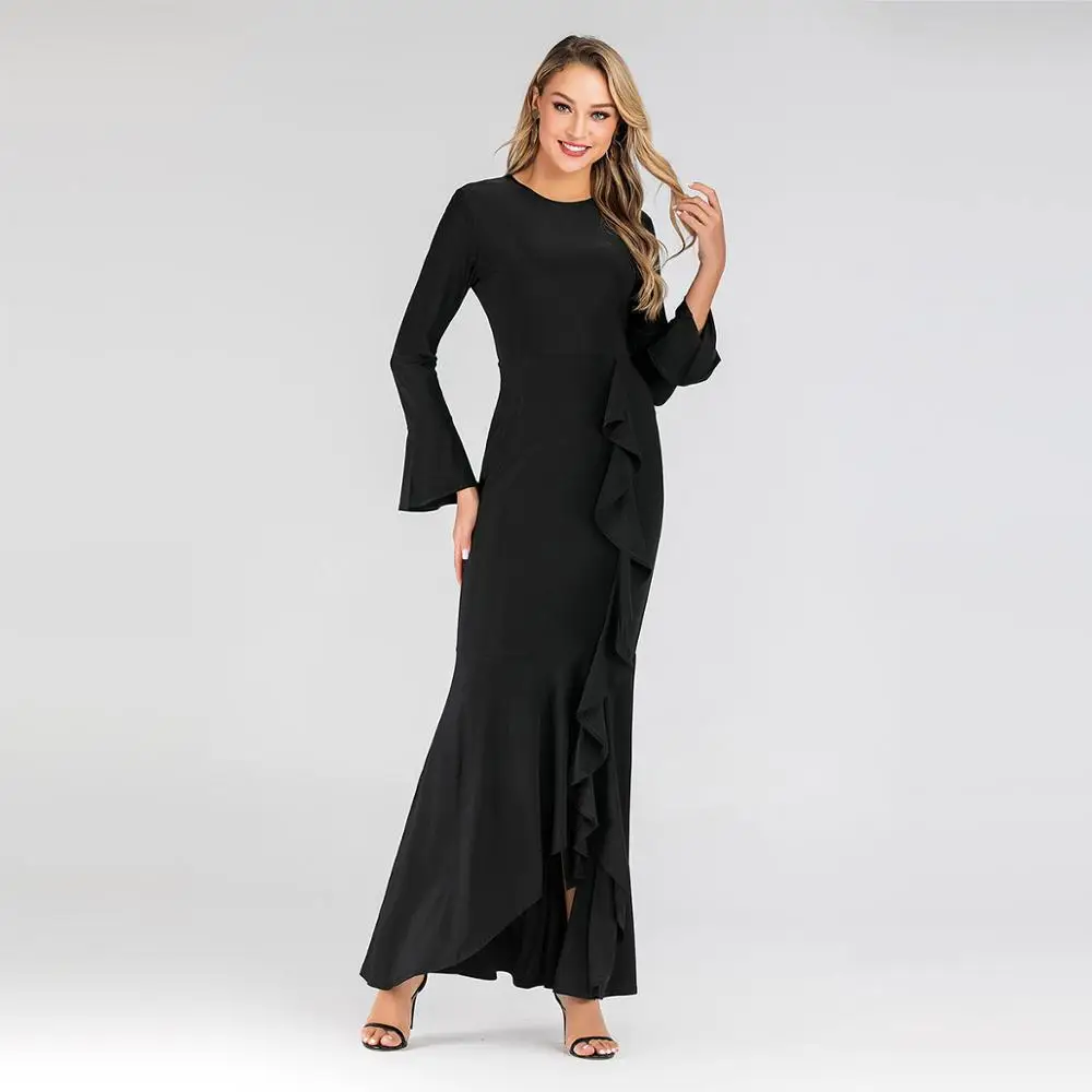 Халат Caftan Дубай ислам мусульманское Макси-Платье Abayas марокканский Катар Оман