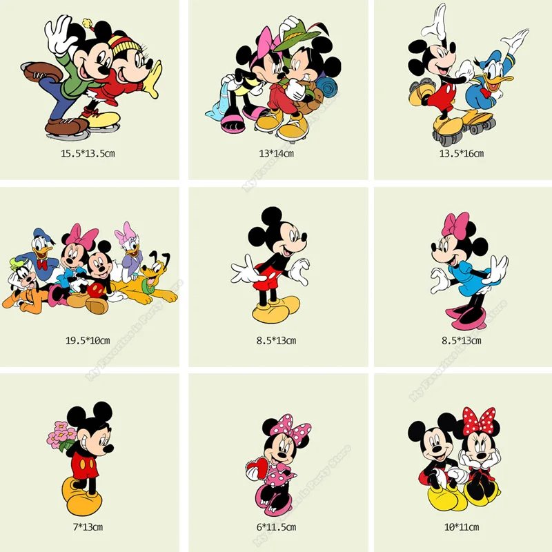 Лидер продаж переводные наклейки на одежду с изображением Диснея Микки Мауса