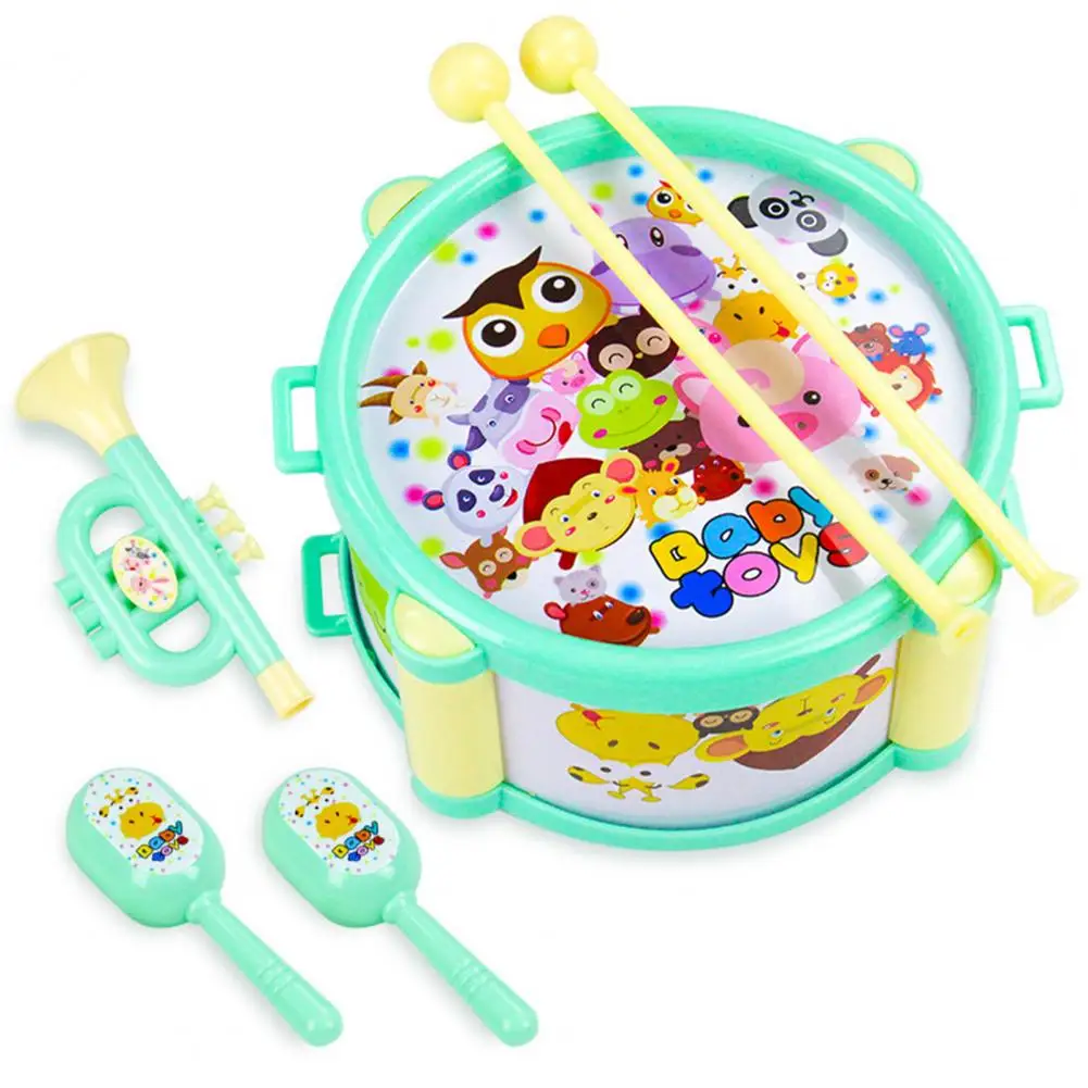 6Pcs Kids Drums Educational Toys Indoor Outdoor Interactive Playing Percussion | Игрушки и хобби