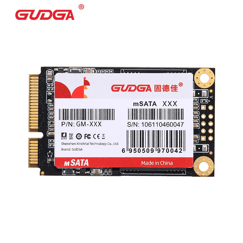 GUDGA MSATA Mini SATA SSD 16 Гб SATAIII Внутренний твердотельный жесткий диск дешевый ssd