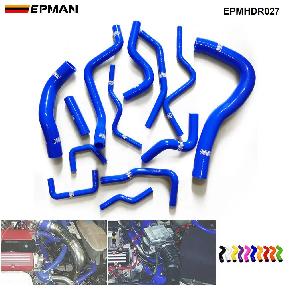 

Racing Silicone turbo intercooler Radiator hose kit For Honda civic EP3 type R K20A2 (13pcs) EPMHDR027