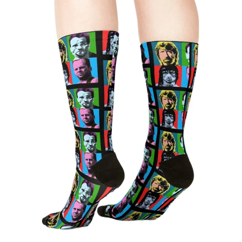 

Women's socks kawaii Personality black nap king Printed Socks Woman harajuku Happy Funny Novelty cute girl gift Socks for women