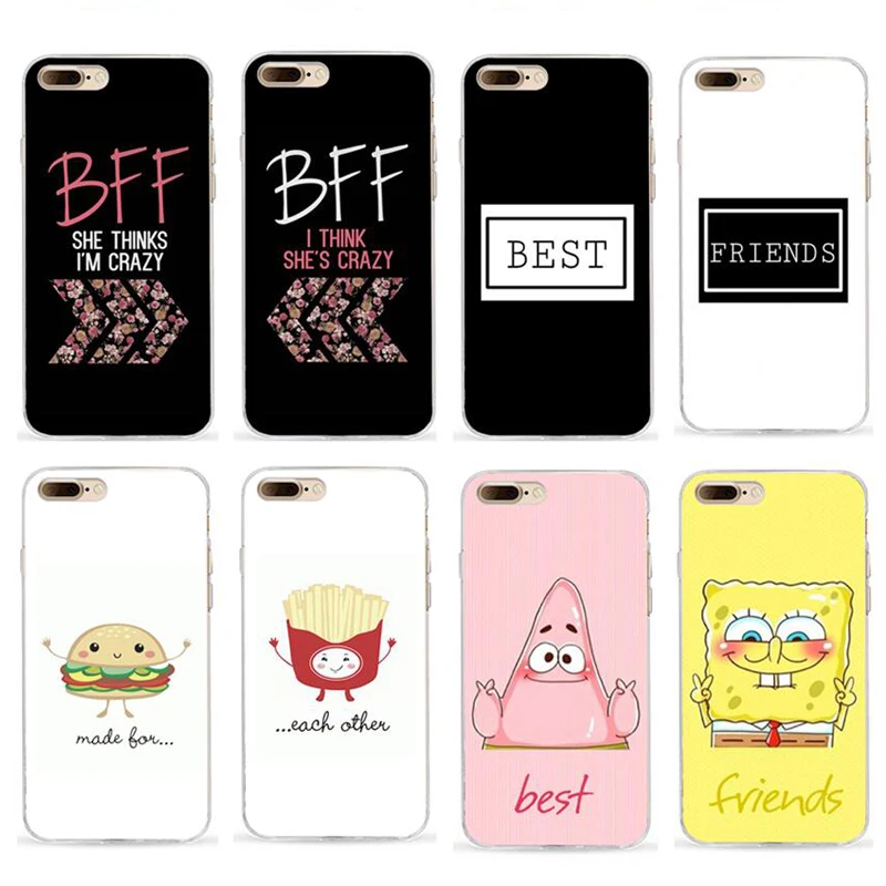 Мягкие чехлы MaiYaCa BFF we are best friends forever для телефонов apple iPhone 11 pro max 5s SE 6s 7 8 plus XR XS