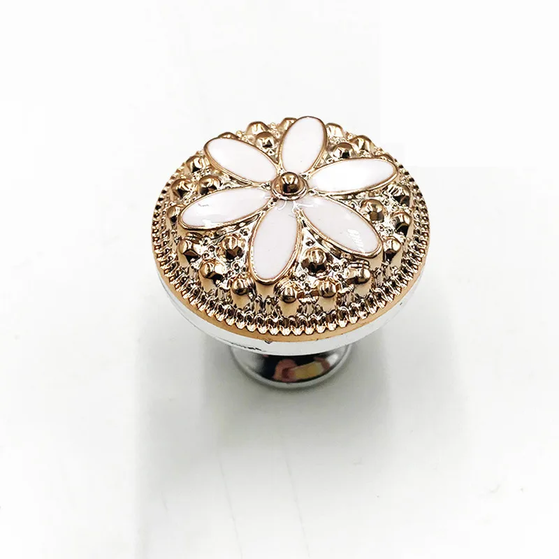 Мебельные ручки винтажный цветок искусственный шкаф прихожая настенные крючки