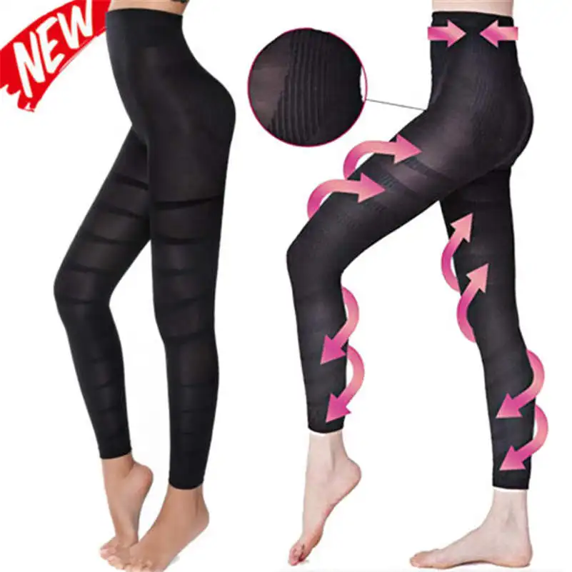 

Anti Cellulite Compression Leggings Leg Shaper High Waist Thigh Sculpting Pants