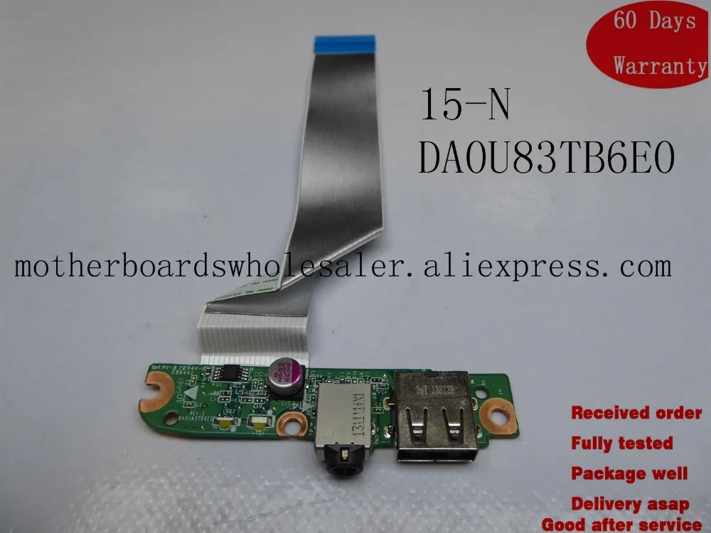 Оригинальная плата для HP 15-N серии аудио USB DA0U83TB6E0 протестирована | Компьютеры и