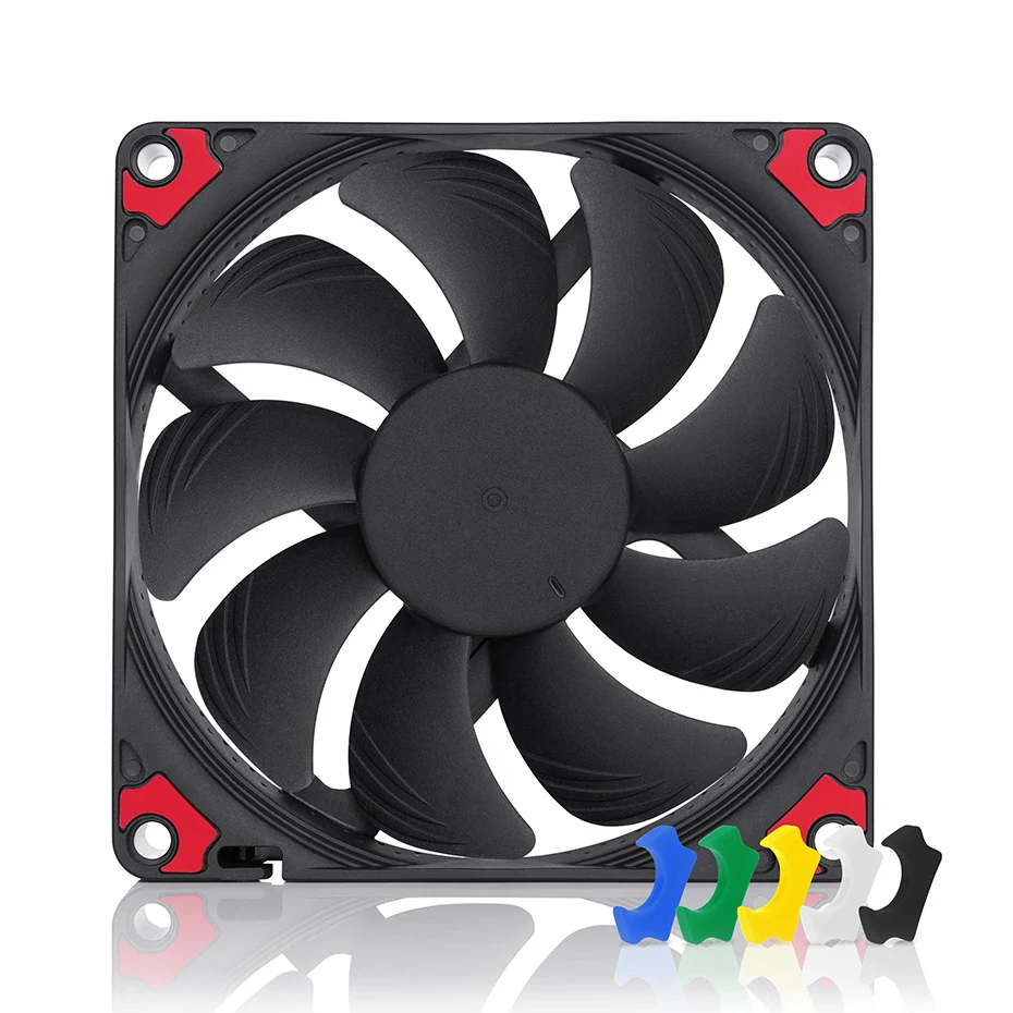Noctua NF A9x14 PWM chromax.black.swap 92 мм тонкий вентилятор для компьютера чехол охлаждающий