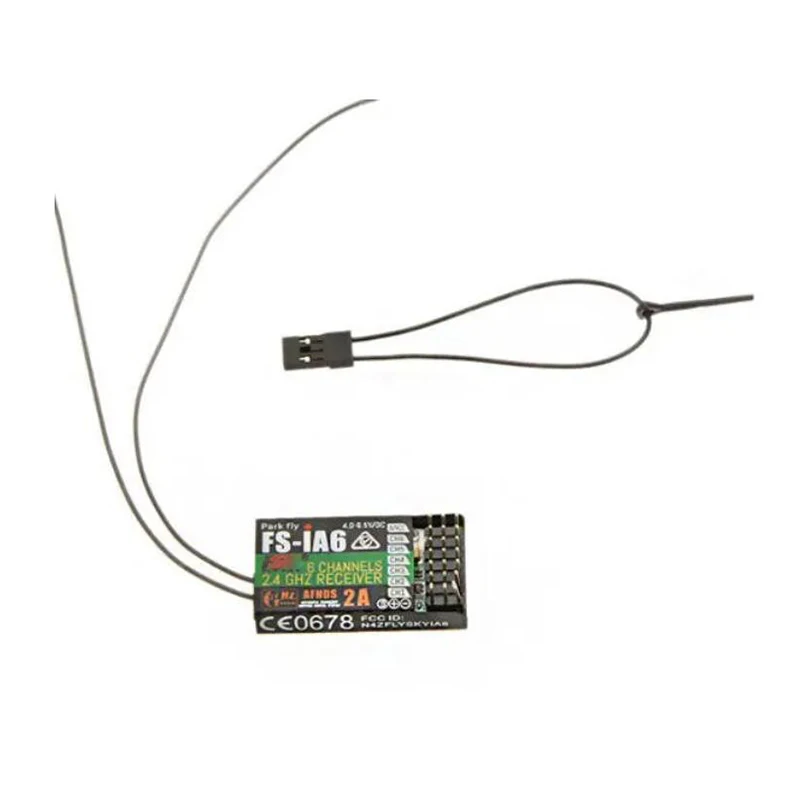 

FlySky FS-iA6 2.4G 6CH AFHDS Receiver For FS-i10 FS-i6 Transmitter