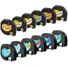 Ленты для этикеток, 12 мм, 91201, совместимый с Dymo, 12267, 91200, 91202, 91203, 91204, 91205, 91331, 91221, для принтера Dymo 59422