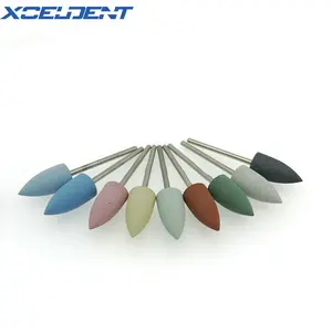 27 шт. стоматологическая силиконовая резина для чистки фильцы зуботехнические полировочные боры камедиевая основа акриловые HP боры 2,35 мм стоматологический инструмент