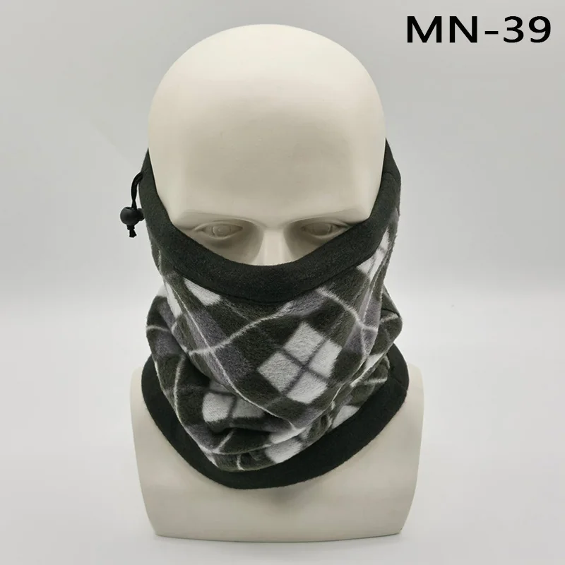 N-39 Модная мужская зимняя однотонная бандана, повязка на голову, шарф, теплый Многофункциональный бесшовный трубчатый головной шарф, маска для лица, кольцо, шарф унисекс - Цвет: N-39