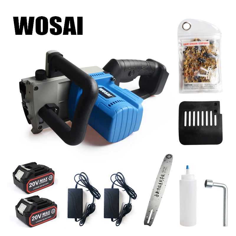Цепная пила WOSAI MT с бесщеточным двигателем беспроводной садовый инструмент для