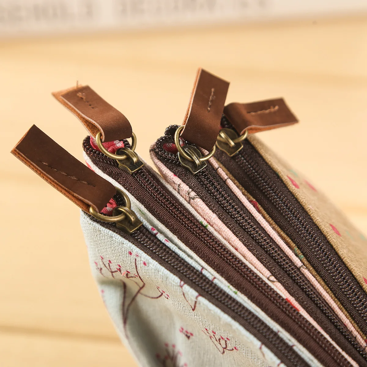 1 шт. тканевые пеналы на молнии с милыми цветочными цветами каваи школьные