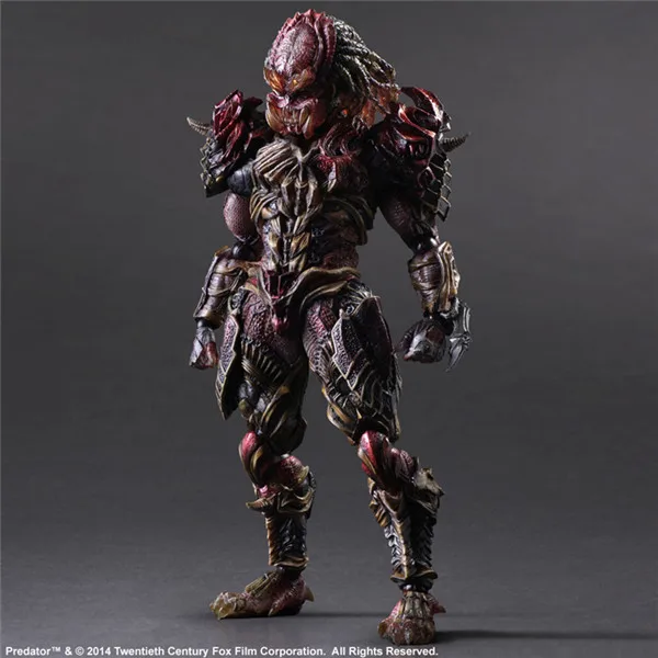 Фигурка PlayArts KAI Alien vs хищник ПВХ Primevil Hunter 27 см игрушки подарок Коллекционная