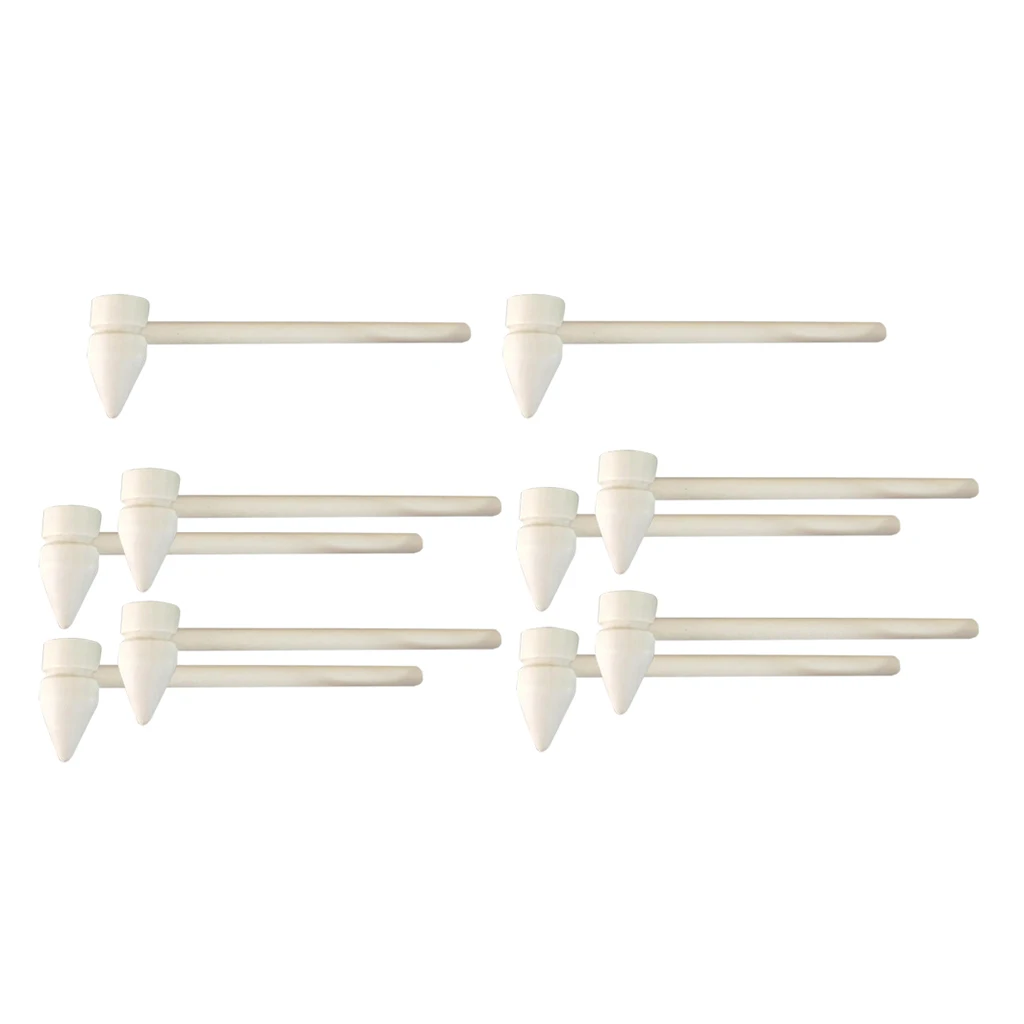 10 шт. мини-молотки из натурального дерева деревянные молотки для DIY инструменты