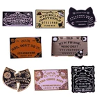 Ouija доска плоская ведьма гадания Волшебная мощность эмалированная брошь заколки значки булавка броши из сплава металла модные ювелирные изделия