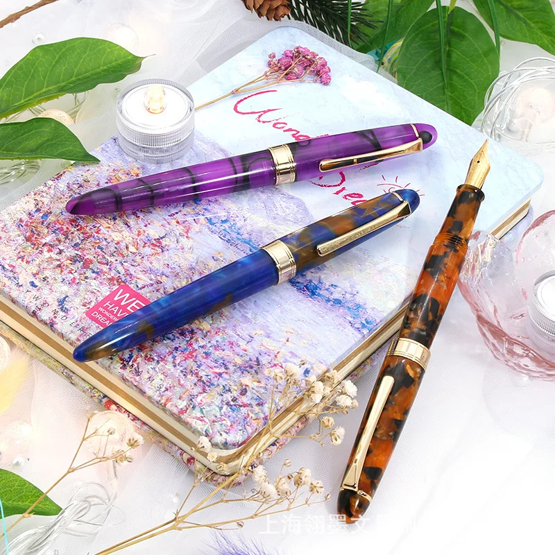

[manufacturer Direct Sales] Water Demon Hand Polished Acrylic With 35 Large Sharp Calligraphy Practicing Fashion Pen