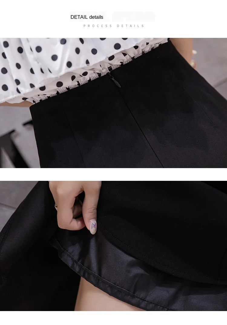 

2021 spring and autumn women's temperament high waist ruffled professional hip skirt mid-length fishtail skirt Female elegant