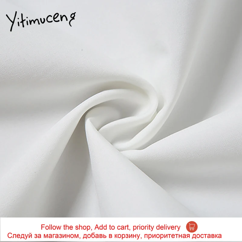 

Yitimuceng Folds Slantern Sleeve Women Tshirts Sexy Club Bandage Lash Neck Tops Wrap Chest Long Sleeve 2021 Spring Fashion New
