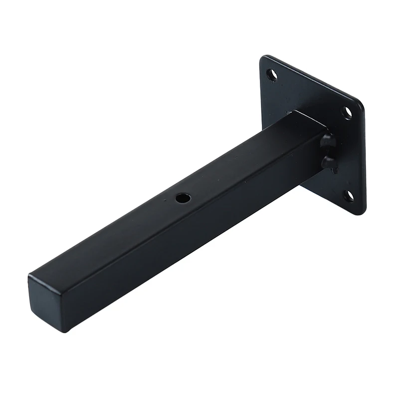 Горячая Бытовая кованый настенный Треугольники кронштейн Подставка черные